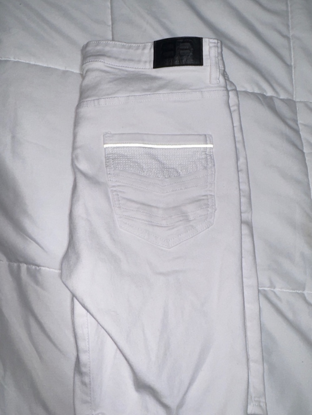 Benjamin Black Snow White Slim Men’s Jeans Shorts size 36 - Picture 5 of 9